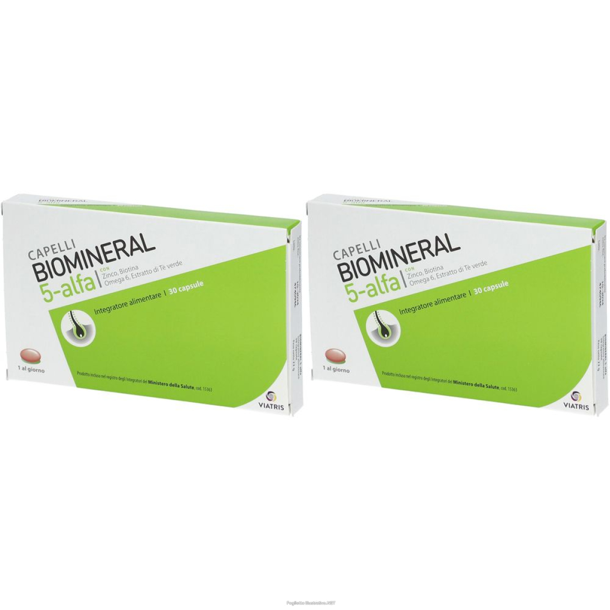 Trova Offerte di biomineral 5-alfa capelli set da 2 2x30 pz capsule e compra online