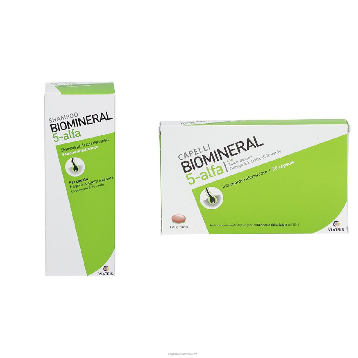Trova Offerte di biomineral 5-alfa capelli + shampoo 1 pz altro e compra online