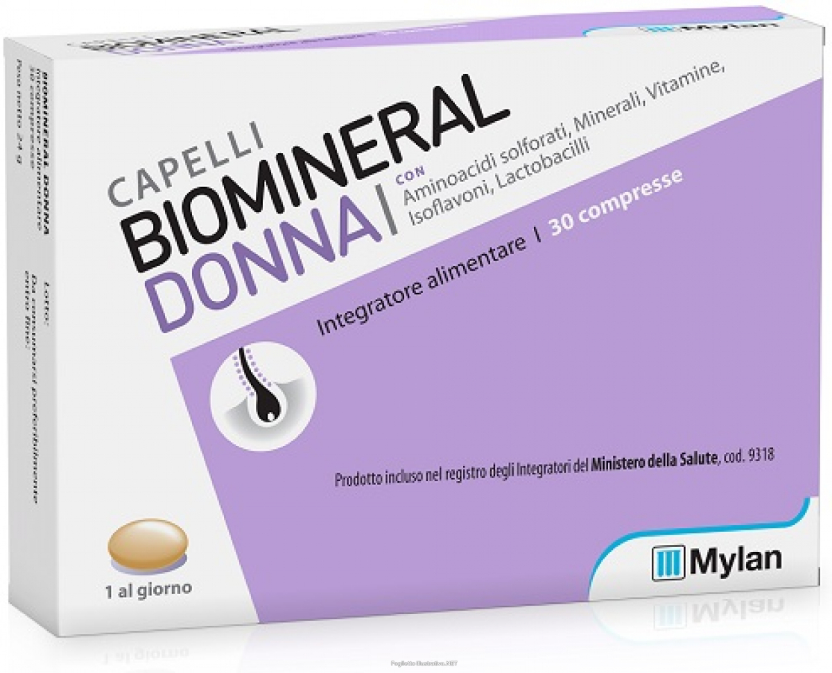 biomineral donna 30 compresse bugiardino cod: 900122767