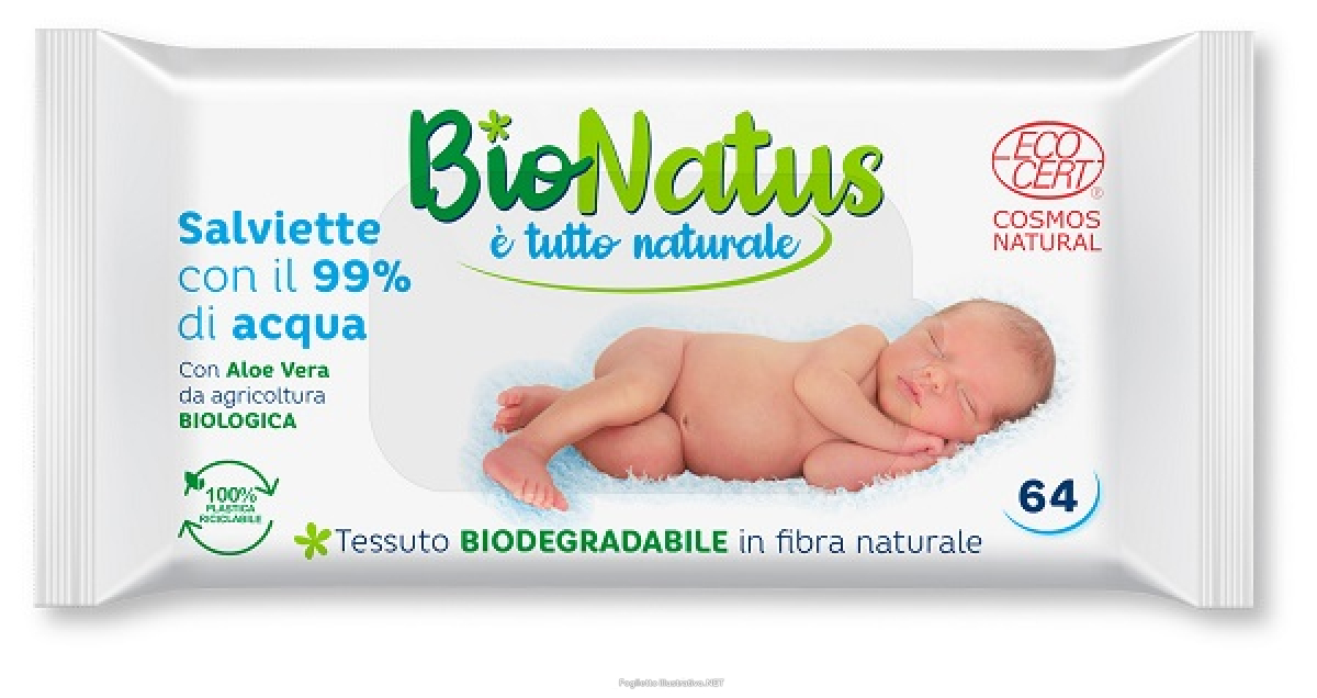 Trova Offerte di bionatus salviette 99% acqua 64 pezzi e compra online