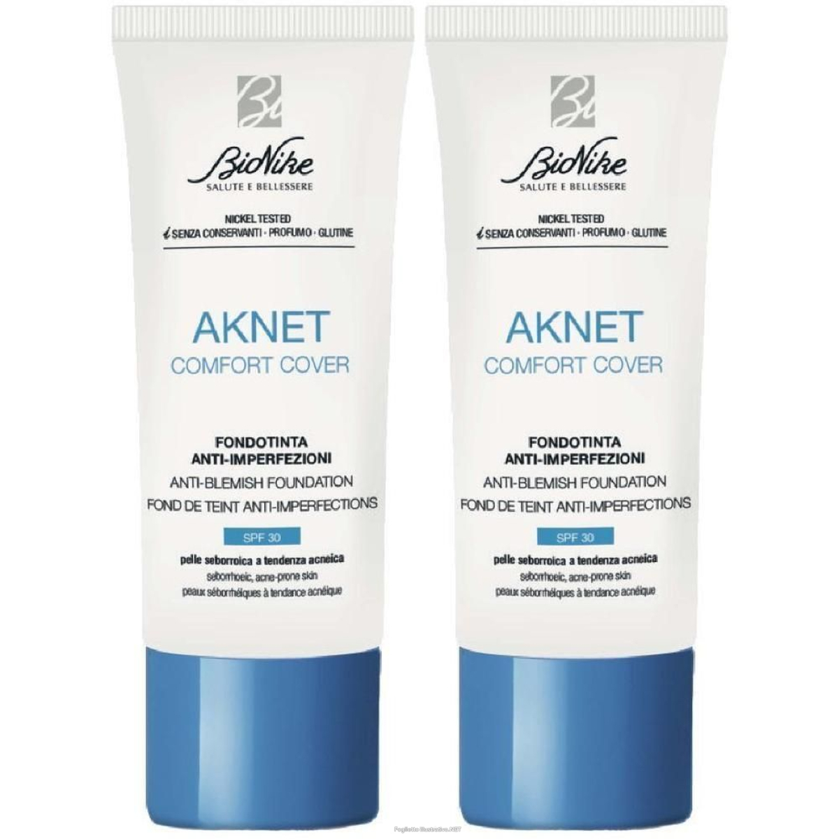 Trova Offerte di bionike aknet comfort cover 101 ivoire 2x30 ml e compra online