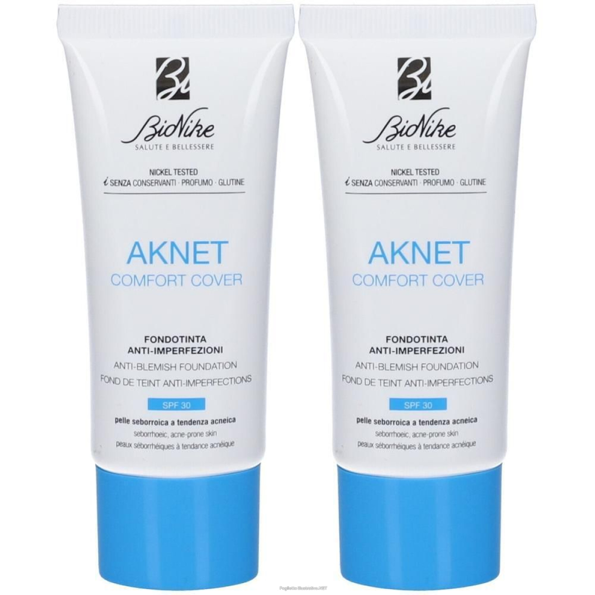 Trova Offerte di bionike aknet comfort cover 102 sable 2x30 ml e compra online