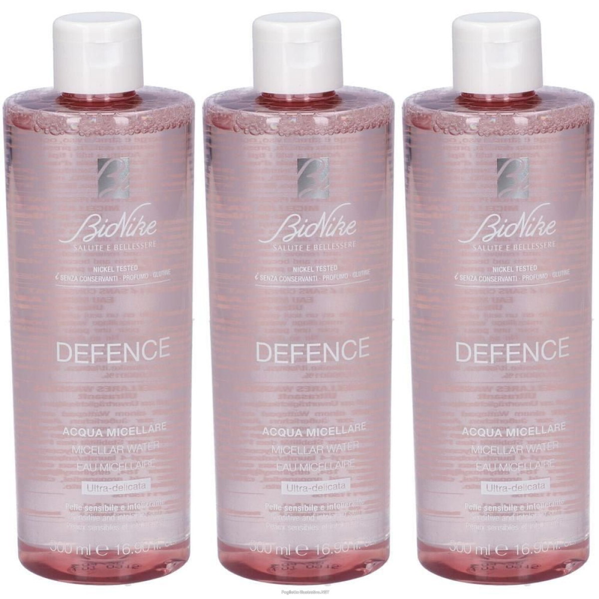 Trova Offerte di bionike defence acqua micellare viso occhi labbra 3x500 ml lozione vis e compra online