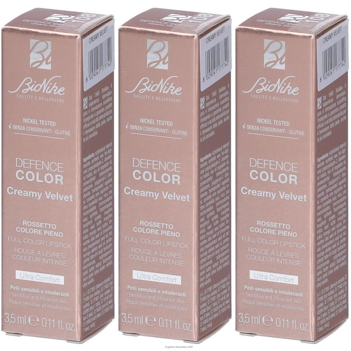 Trova Offerte di bionike defence color creamy velvet 108 3x1 st e compra online