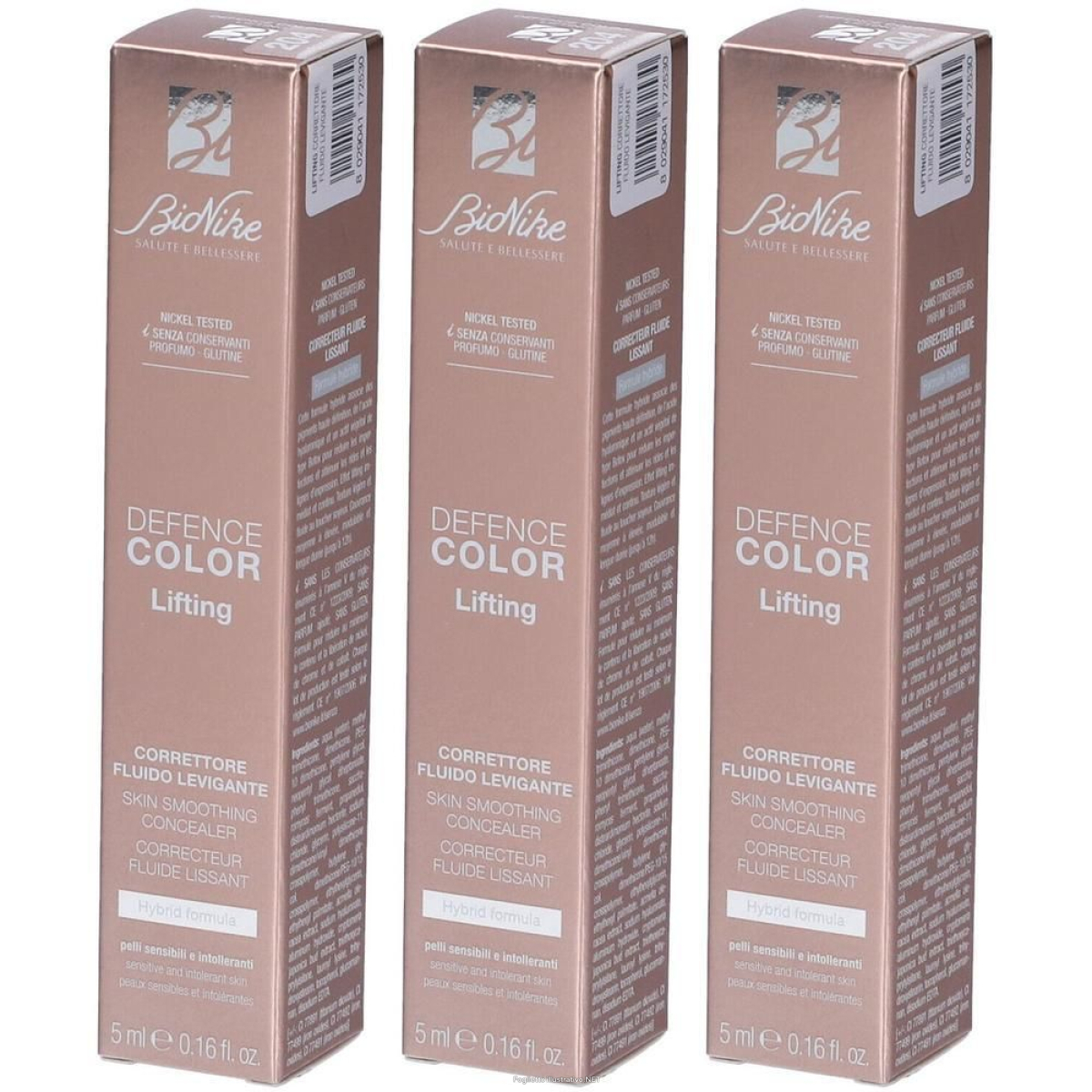 Trova Offerte di bionike defence color lifting correttore tonalità n.204 beige 3x1 st e compra online