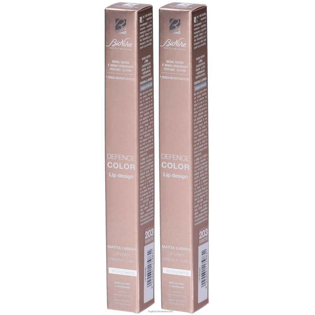 Trova Offerte di bionike defence color lip design matita labbra colore 203 noisette 2x1 e compra online