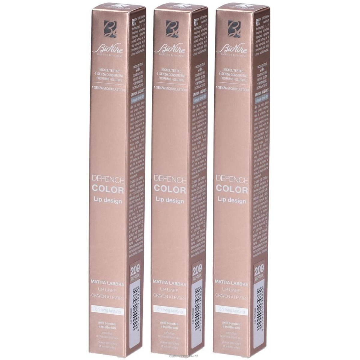 Trova Offerte di bionike defence color lip design matita labbra colore 209 paprika 1 st e compra online