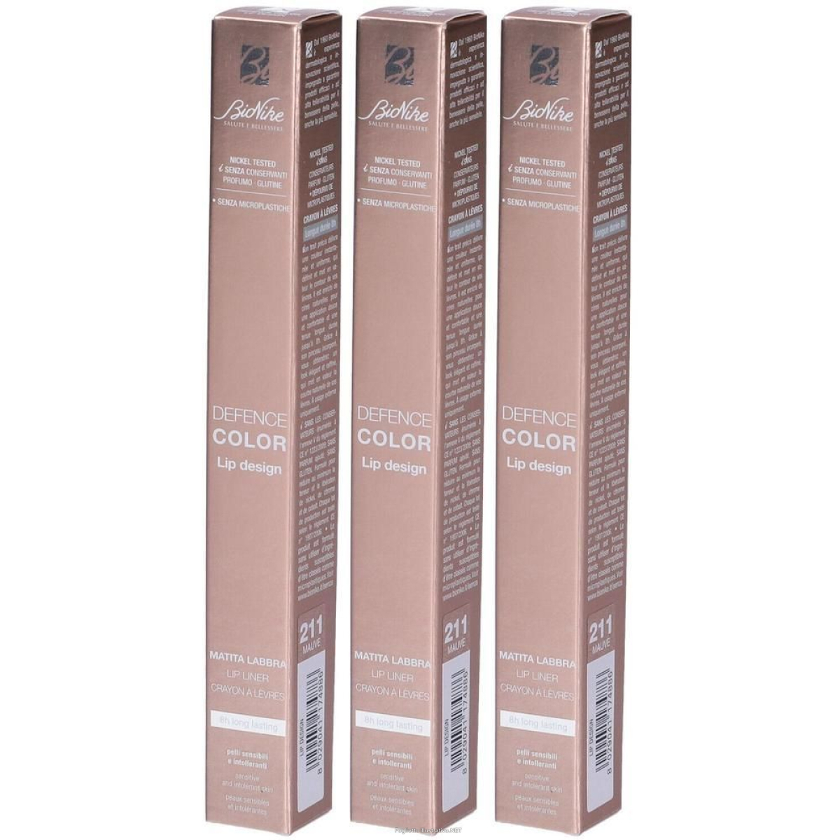 Trova Offerte di bionike defence color lip design matita labbra colore 211 mauve 3x1 st e compra online