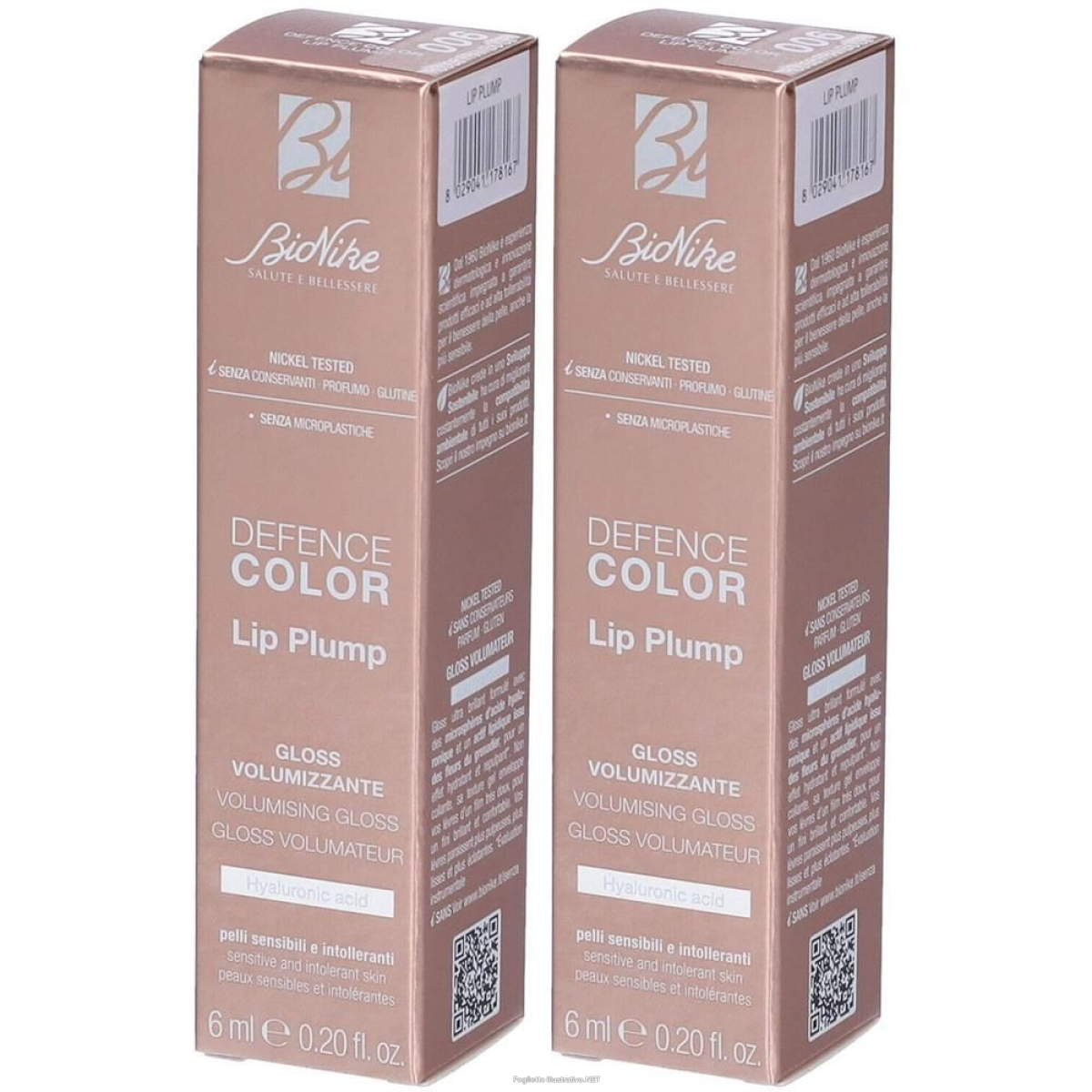 Trova Offerte di bionike defence color lip plump 006 rouge framboise 2x6 ml e compra online