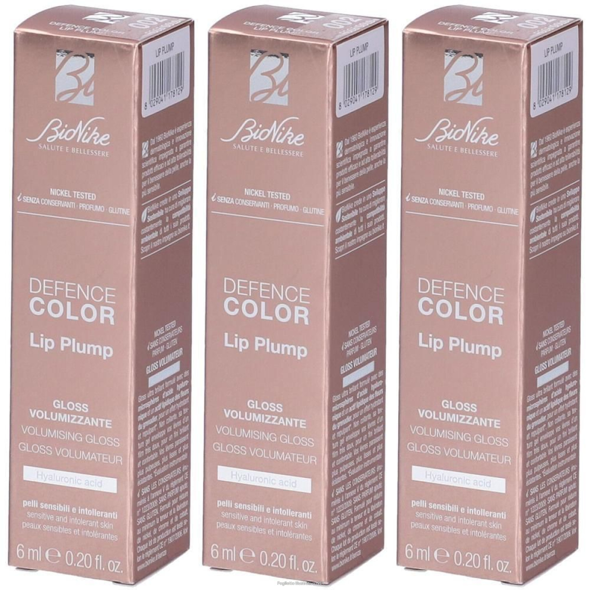 Trova Offerte di bionike defence color lip plump gloss volumizzante colore 002 rose gol e compra online