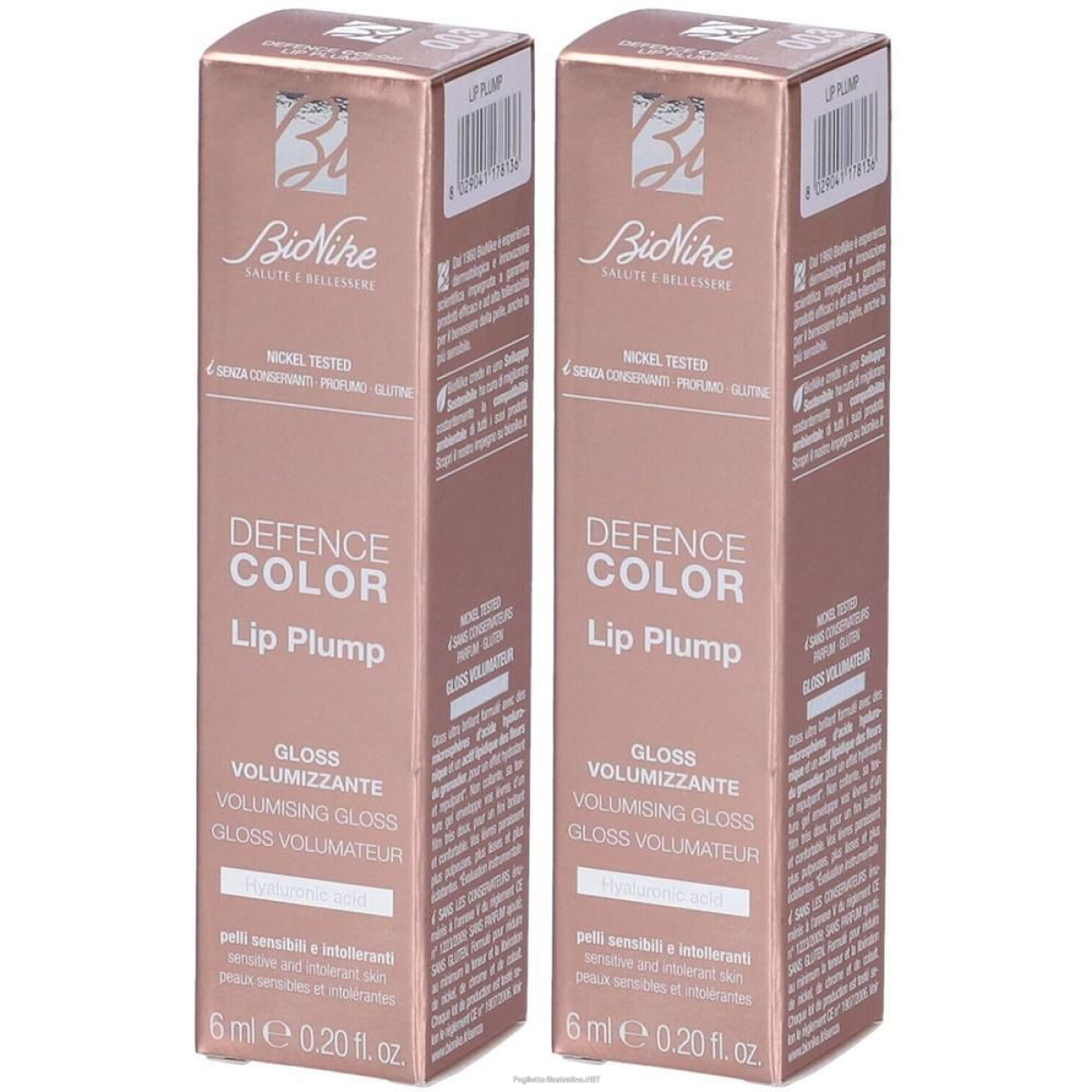 Trova Offerte di bionike defence color lip plump gloss volumizzante colore 003 miel 2x6 e compra online