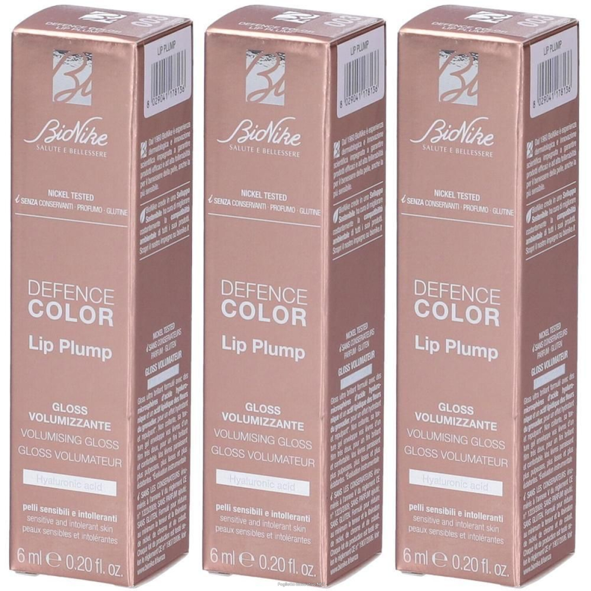 Trova Offerte di bionike defence color lip plump gloss volumizzante colore 003 miel 3x6 e compra online