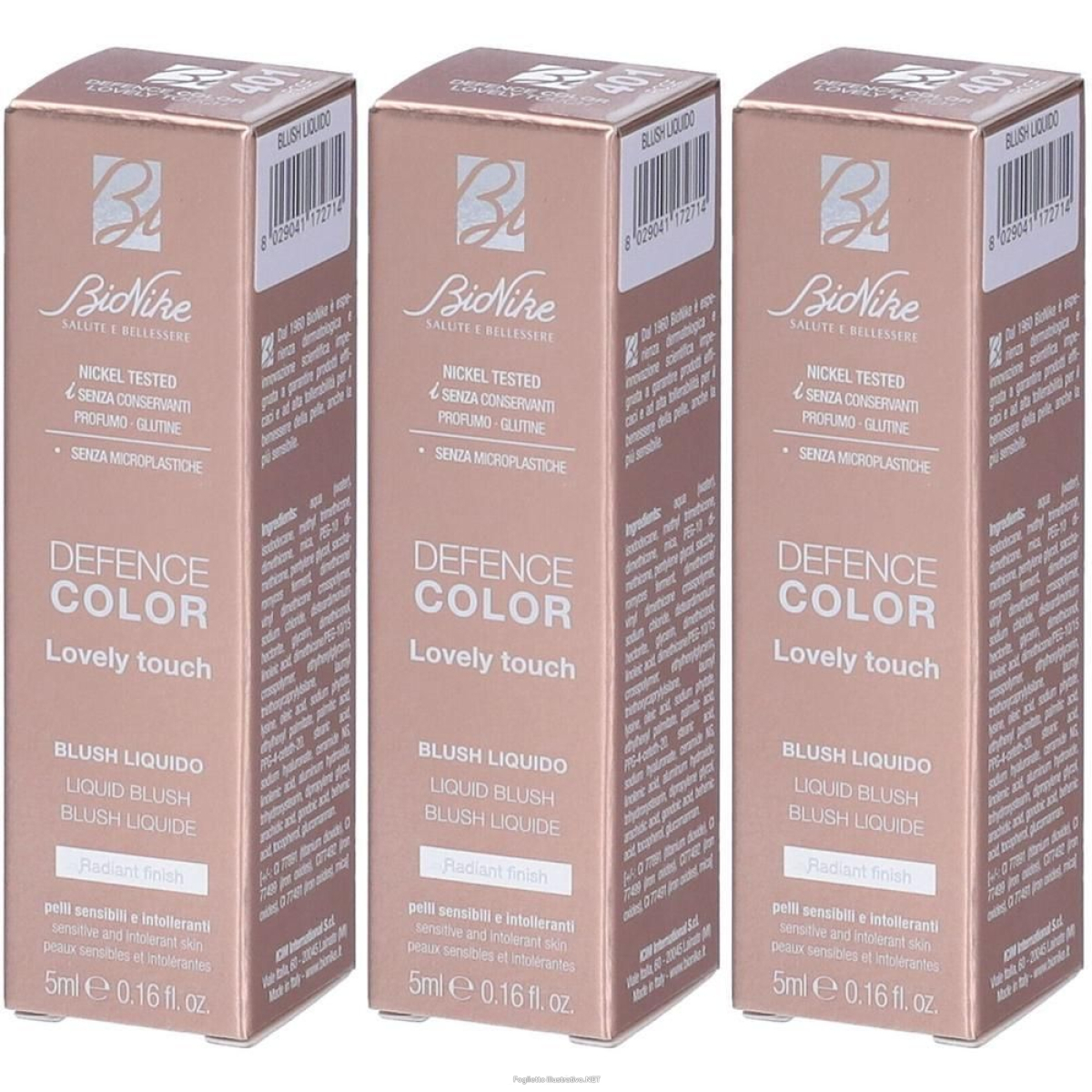 Trova Offerte di bionike defence color lovely touch blush liquido colore 401 rose 3x5 m e compra online