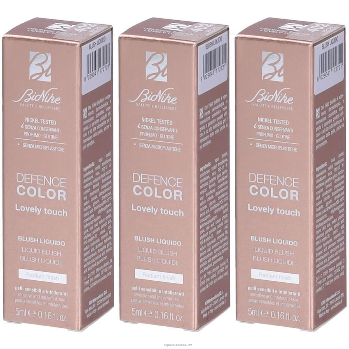 Trova Offerte di bionike defence color lovely touch blush liquido colore 402 peche 3x5 e compra online