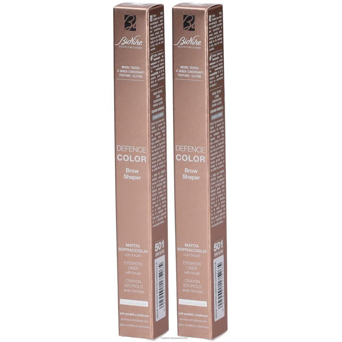 Trova Offerte di bionike defence color matita sopracciglia dark blonde 2x1 st e compra online