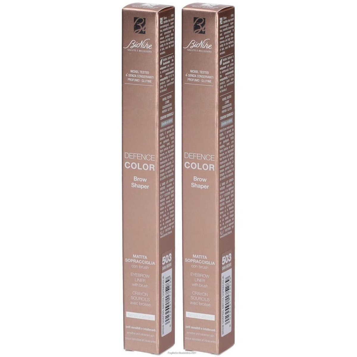 Trova Offerte di bionike defence color matita sopracciglia dark brown 2x1 st e compra online