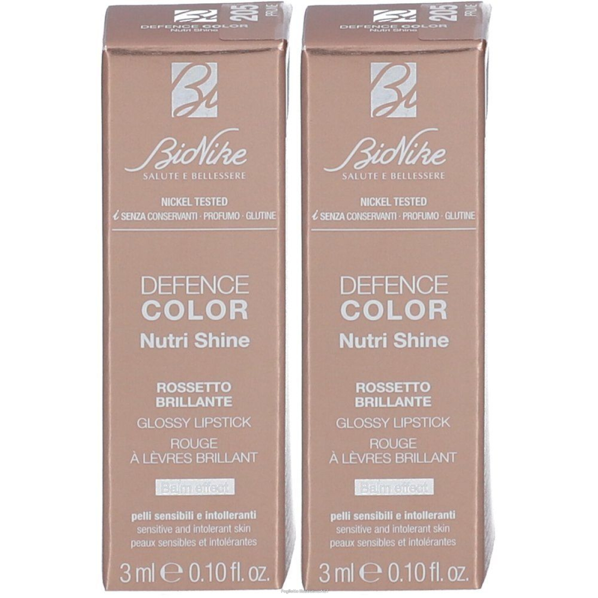Trova Offerte di bionike defence color nutri shine rossetto brillante n.205 prune 1 st e compra online