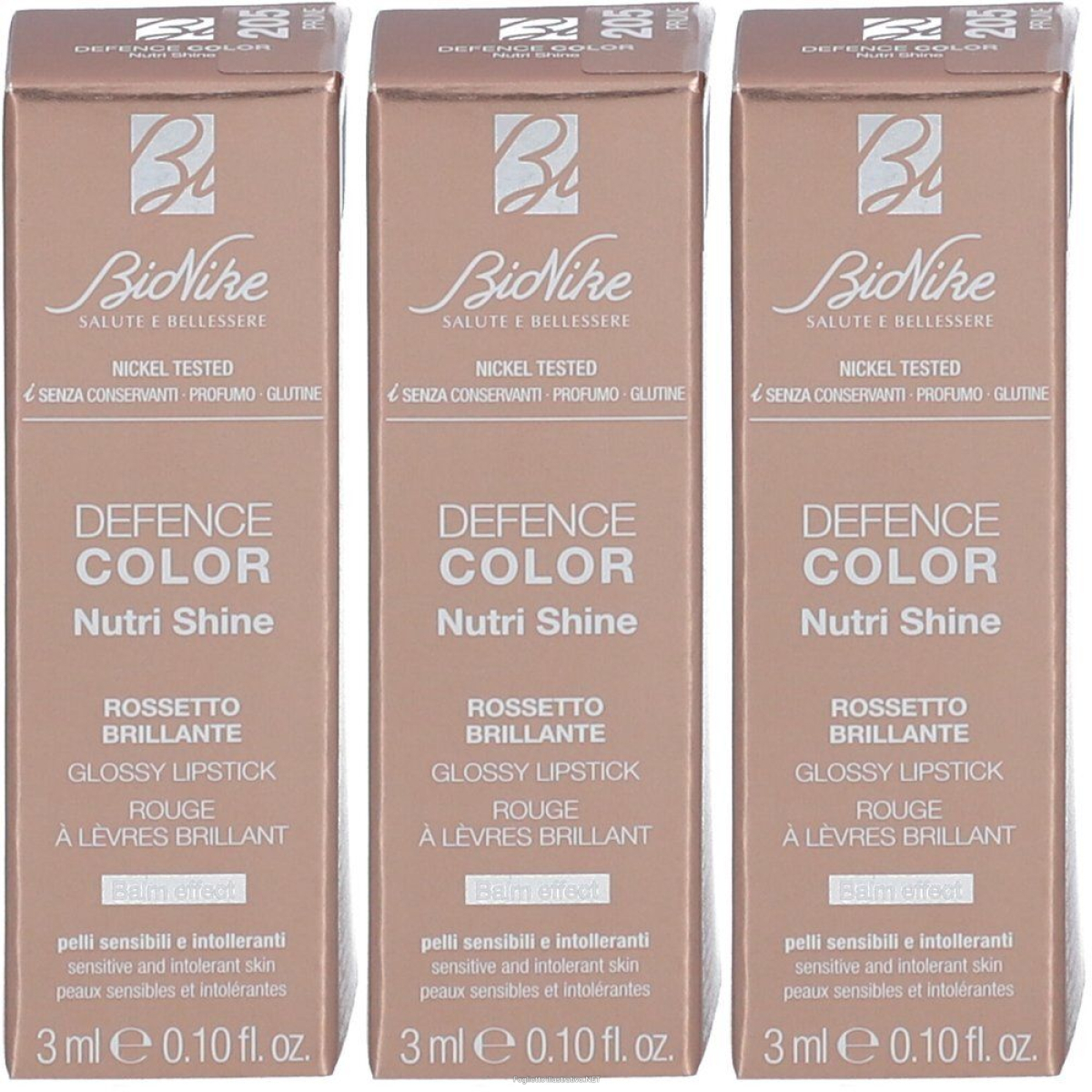 Trova Offerte di bionike defence color nutri shine rossetto brillante n.205 prune 1 st e compra online