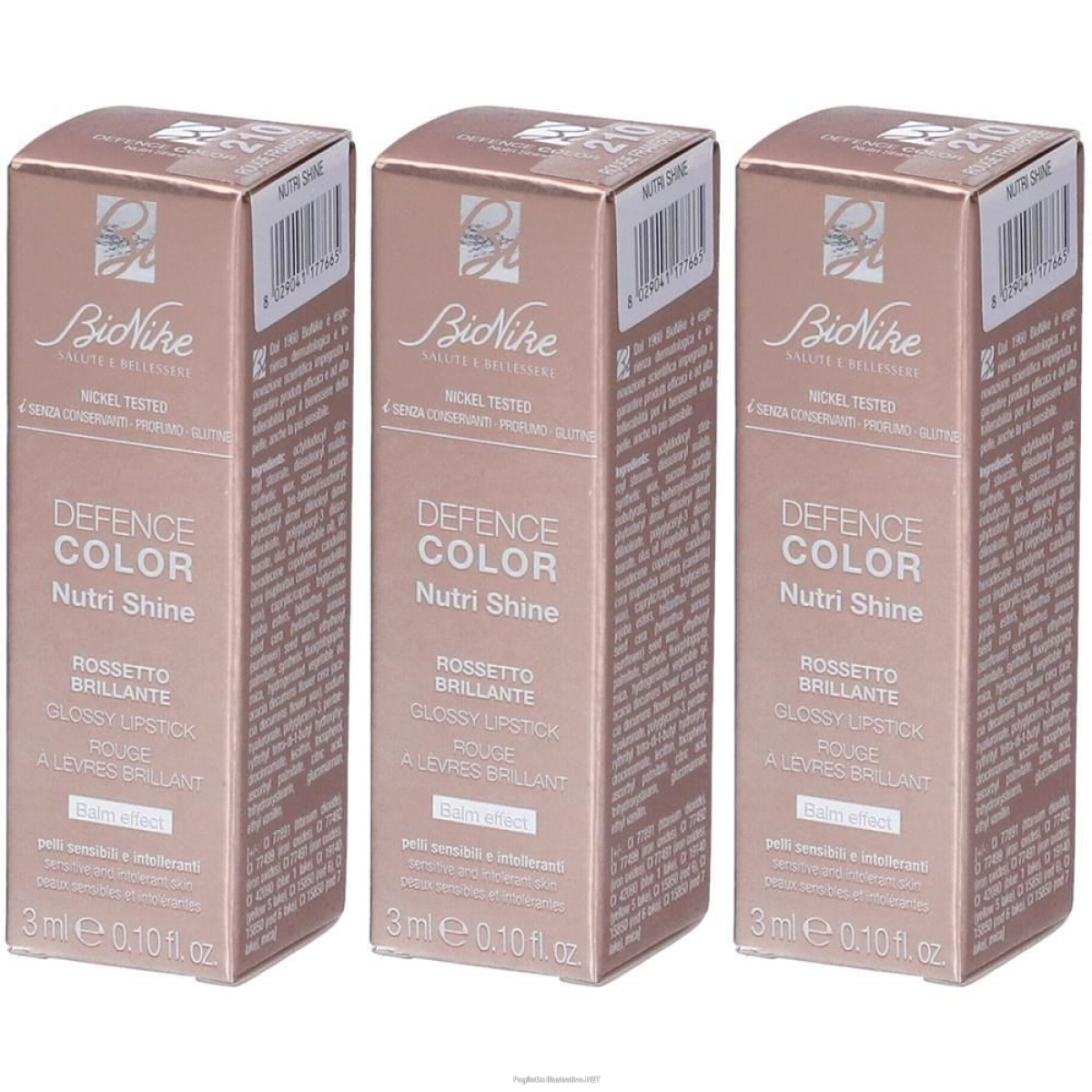 Trova Offerte di bionike defence color nutri shine rossetto brillante n.210 3x1 st e compra online