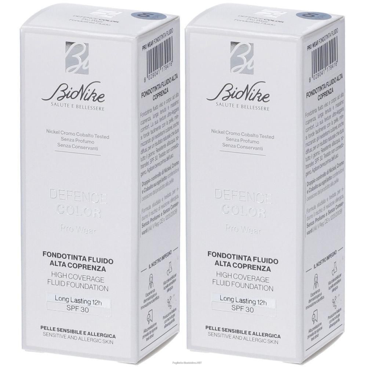 Trova Offerte di bionike defence color pro wear fondotinta fluido alta coprenza n1 ivor e compra online