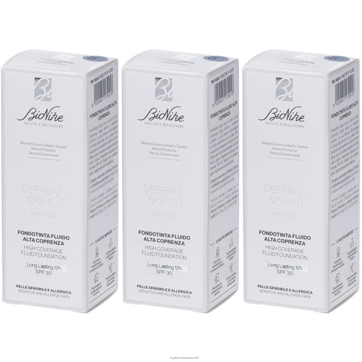 Trova Offerte di bionike defence color pro wear fondotinta fluido alta coprenza n1 ivor e compra online