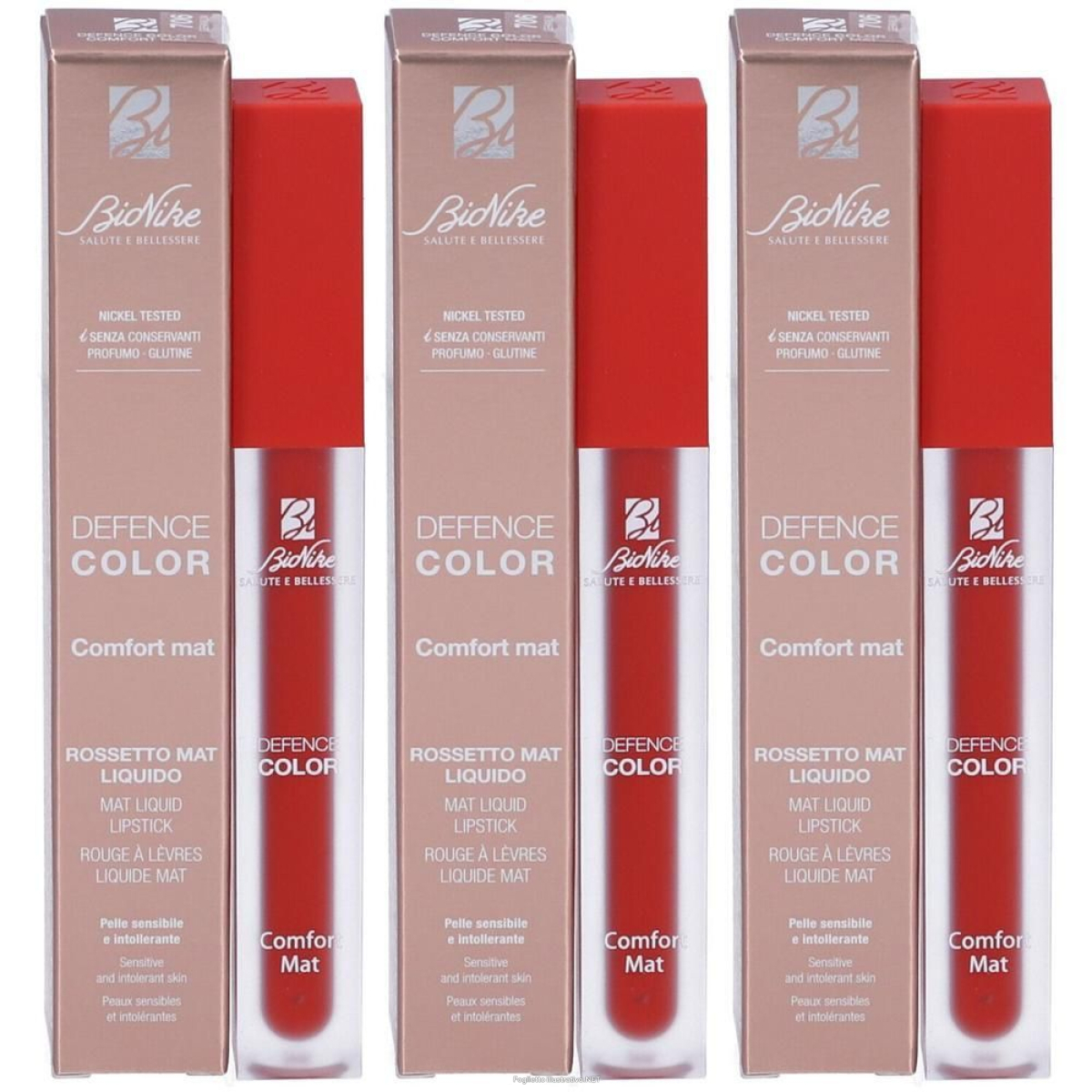 Trova Offerte di bionike defence color rossetto liquido colore 706 geranio 4,5 ml e compra online
