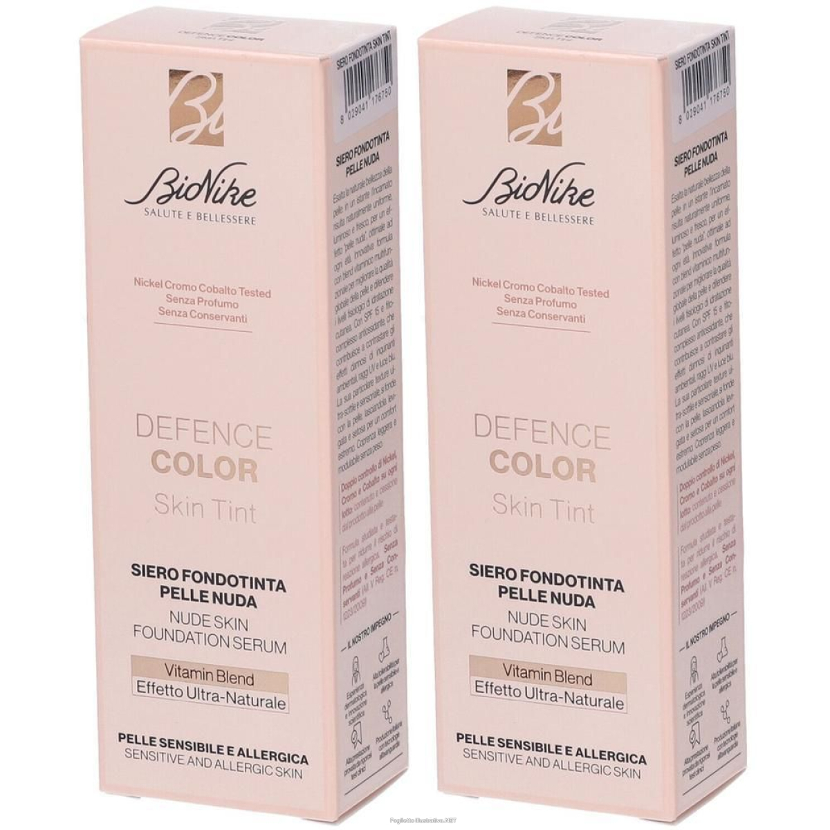 Trova Offerte di bionike defence color skin tint fondotinta pelle nuda n1,5 cream 2x30 e compra online