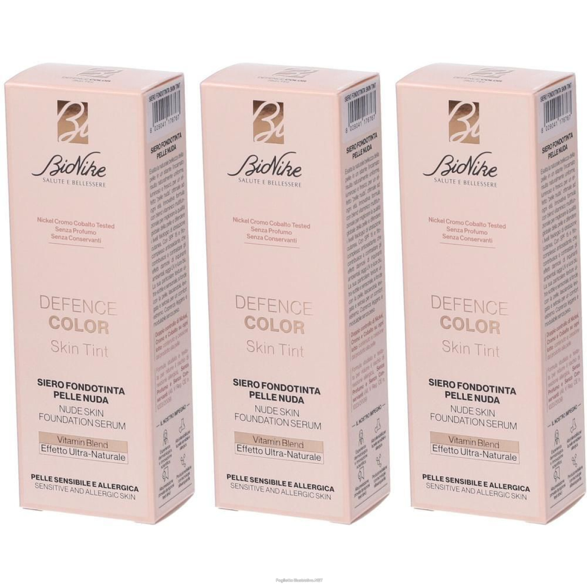 Trova Offerte di bionike defence color skin tint fondotinta pelle nuda n2,5 almond 30 m e compra online