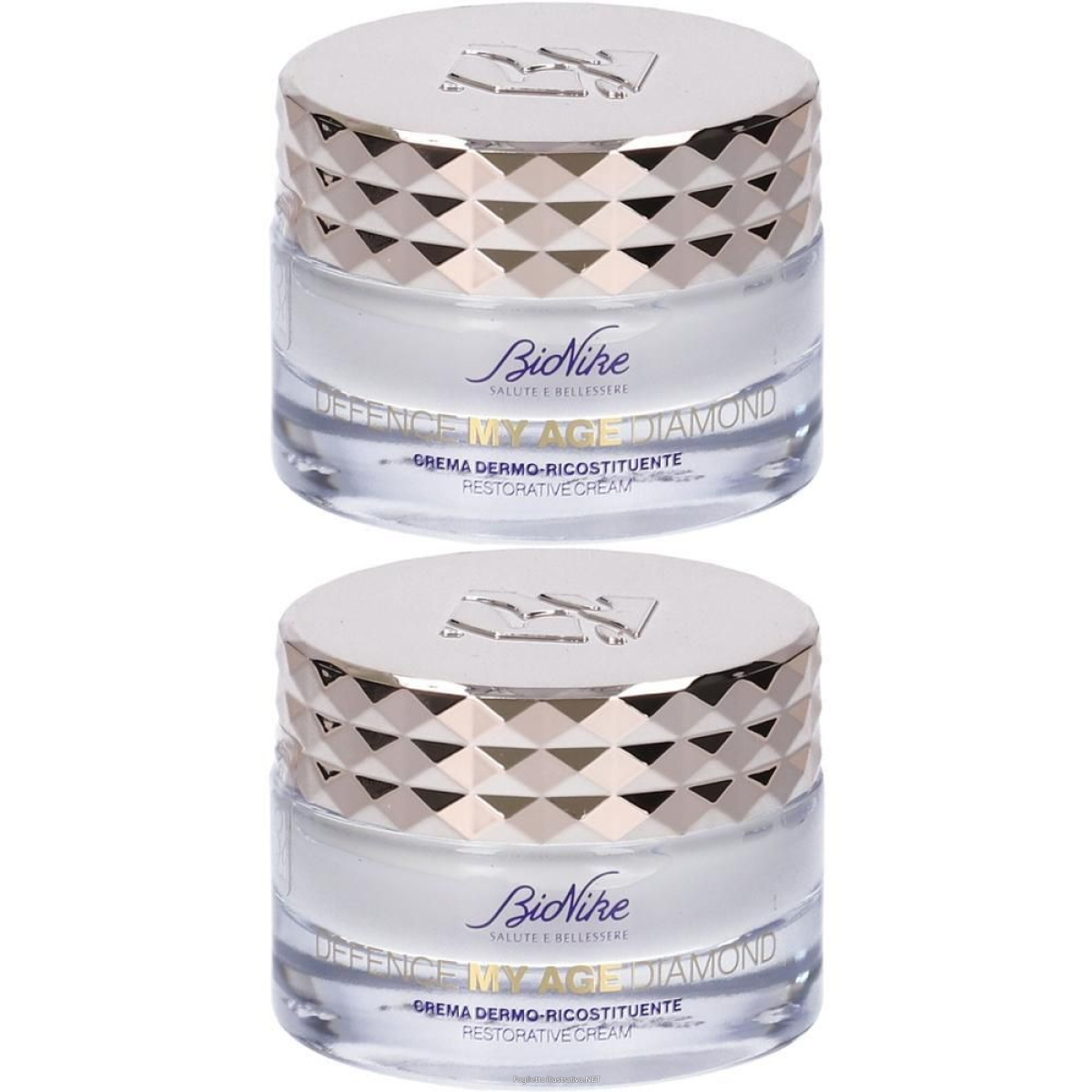Trova Offerte di bionike defence my age diamond crema dermo-ricostituente 2x50 ml e compra online