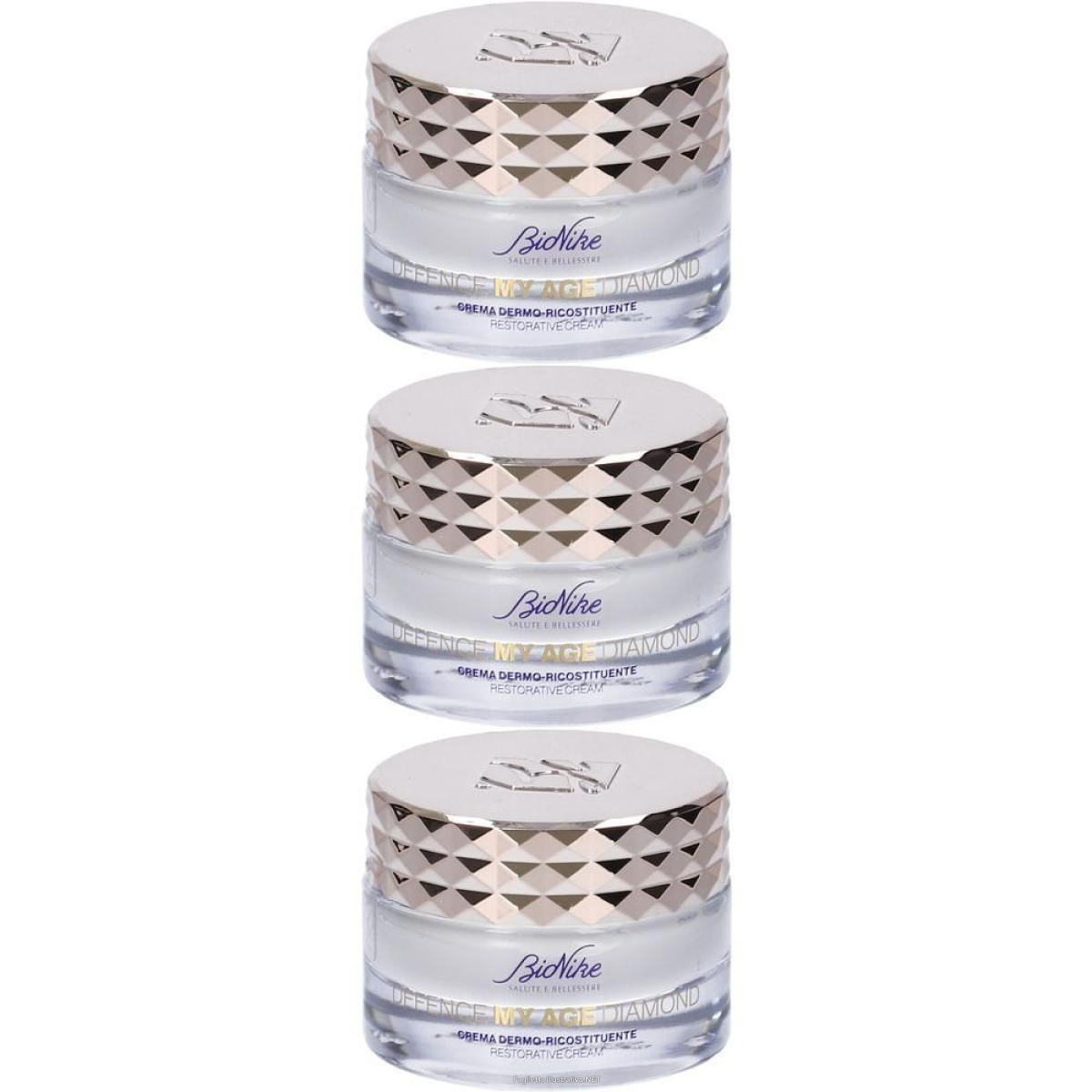 Trova Offerte di bionike defence my age diamond crema dermo-ricostituente 3x50 ml e compra online