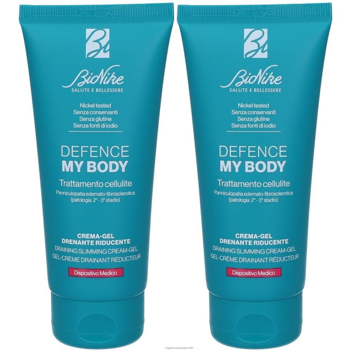 Trova Offerte di bionike defence my body trattamento cellulite in crema gel 2x75 ml cre e compra online
