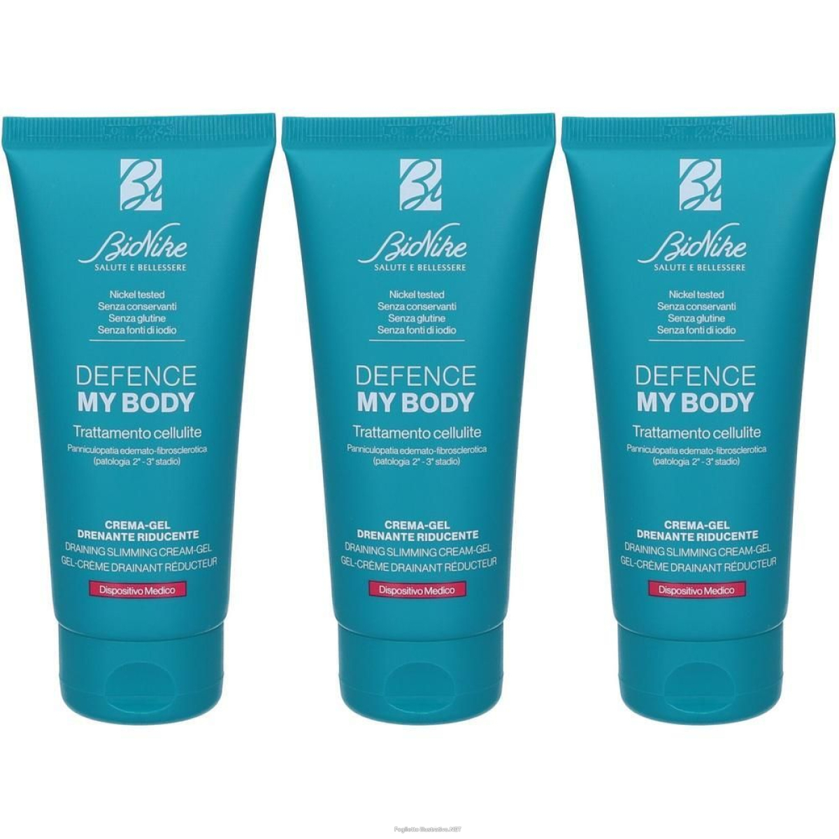Trova Offerte di bionike defence my body trattamento cellulite in crema gel 3x75 ml cre e compra online