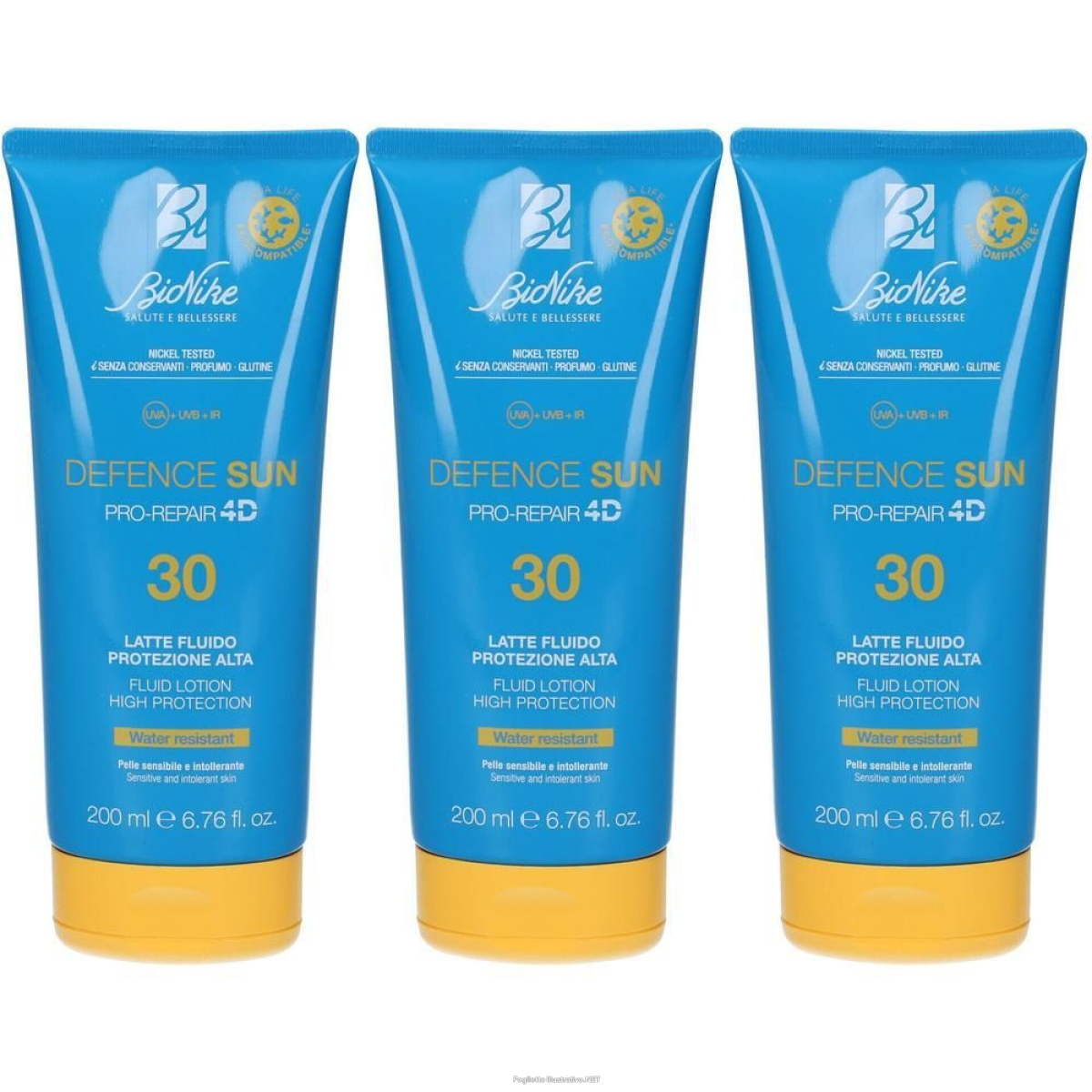 Trova Offerte di bionike defence sun 30 latte fluido 3x200 ml e compra online