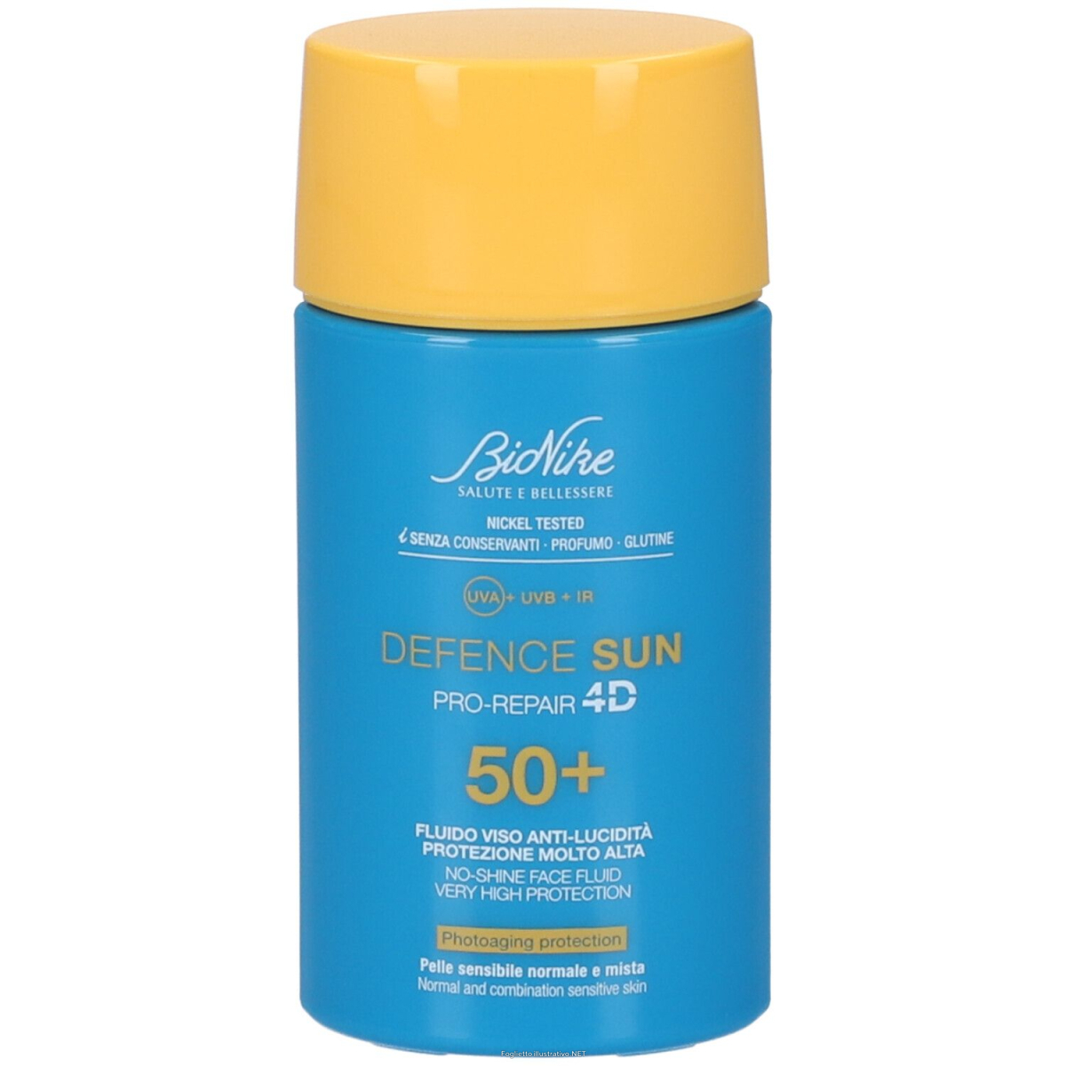 Trova Offerte di bionike defence sun fluido viso anti-lucidità spf50+ protezione solare molto alta 50ml e compra online