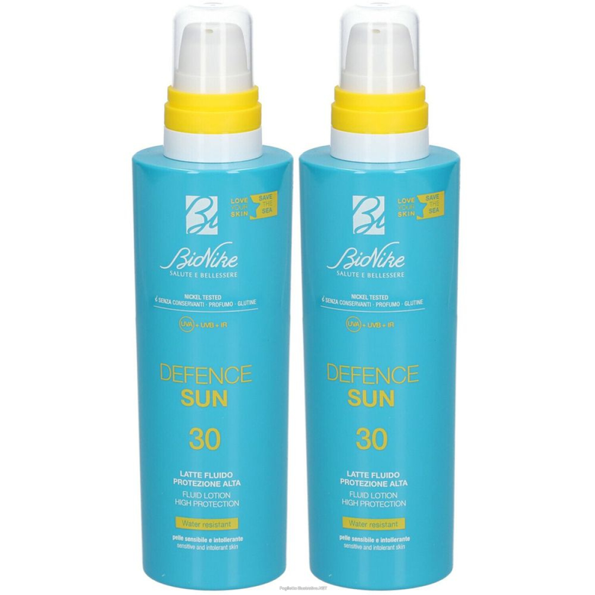 Trova Offerte di bionike defence sun latte fluido spf 30 set da 2 2x200 ml e compra online