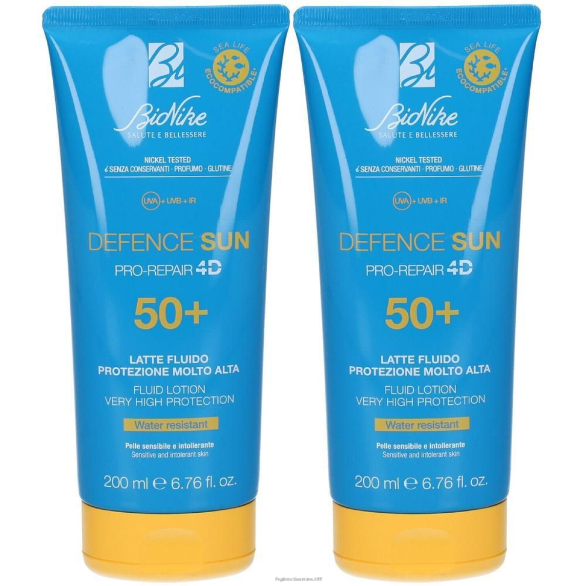 Trova Offerte di bionike defence sun latte fluido spf50+ 2x200 ml e compra online