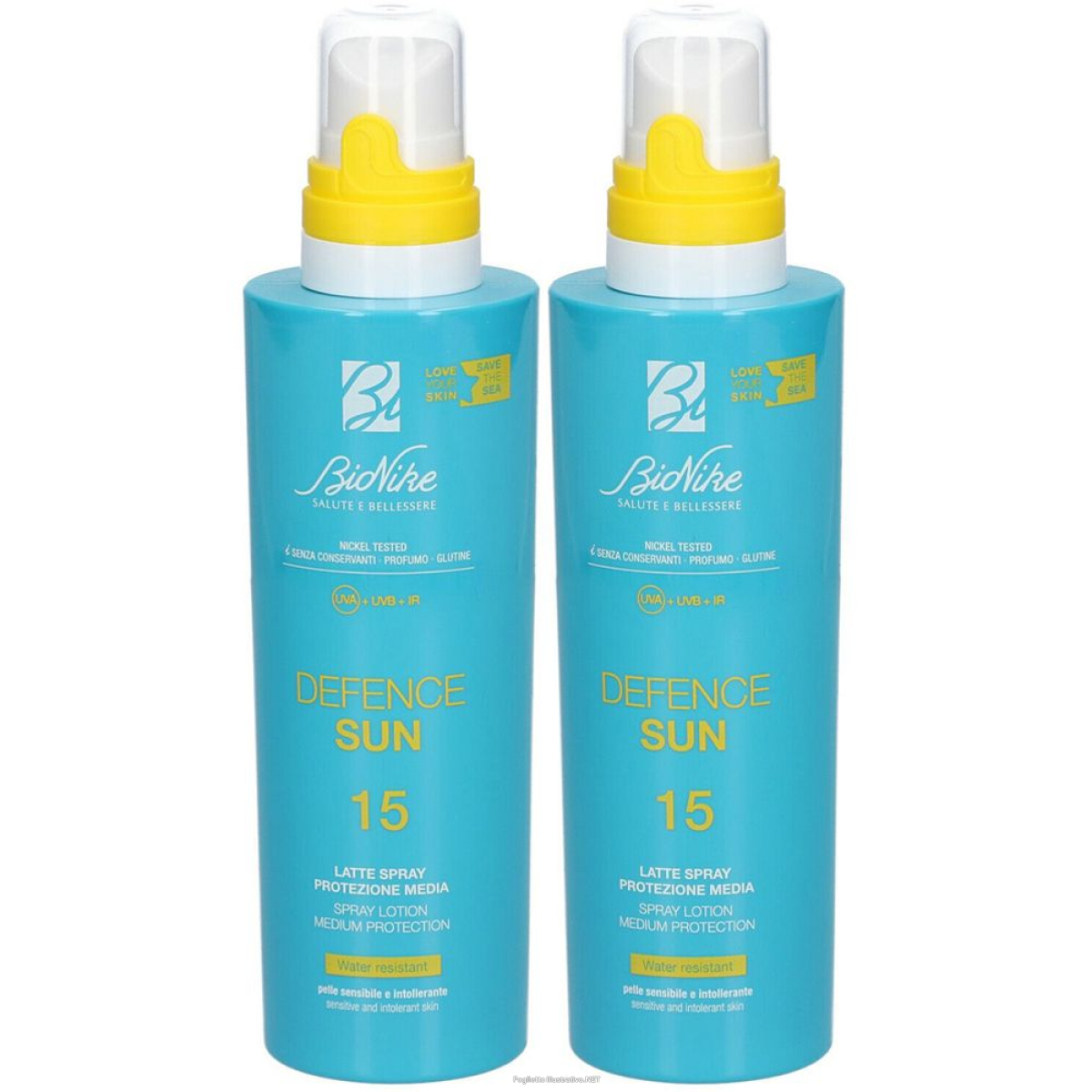 Trova Offerte di bionike defence sun latte spray spf 15 set da 2 2x200 ml e compra online