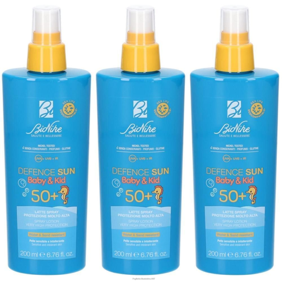 Trova Offerte di bionike defence sun pro-repair 4d spf 50+ baby & kid latte spray prote e compra online