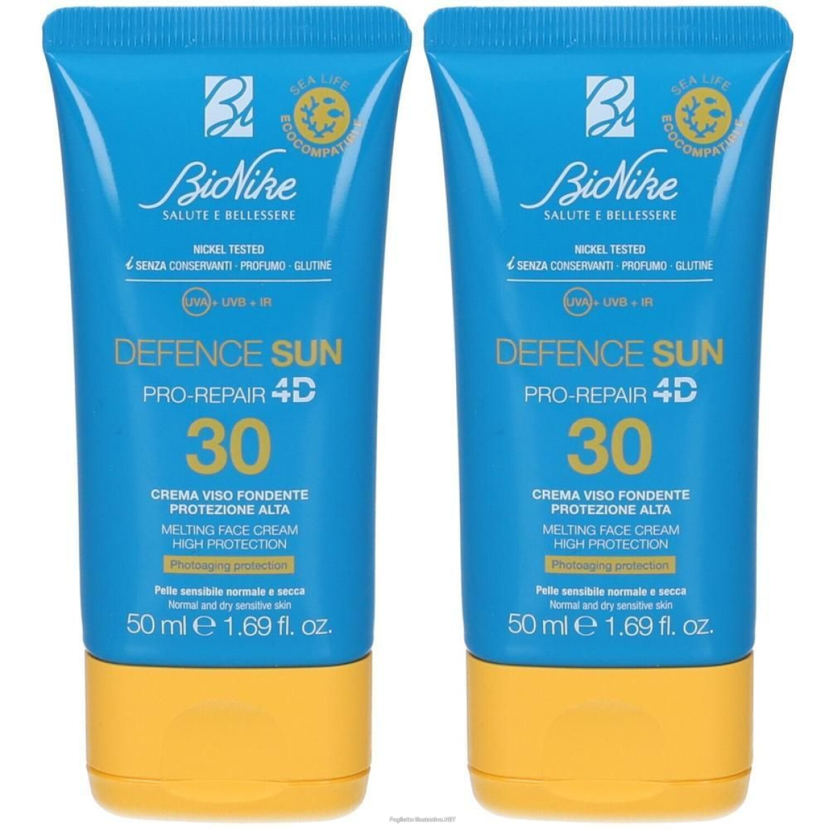 Trova Offerte di bionike defence sun spf30 crema viso fondente 2x50 ml e compra online