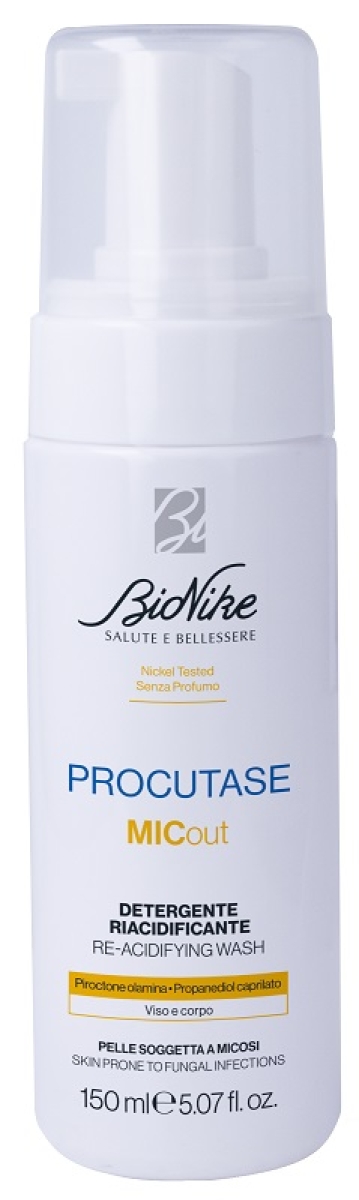 Trova Offerte di Bionike procutase micout detergente mousse viso e corpo 150 ml e compra online