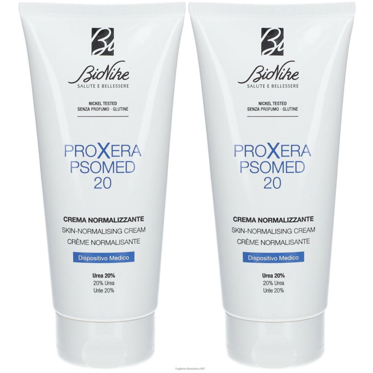 Trova Offerte di bionike proxera psomed 20 crema normalizzante urea 20% set da 2 2x200 e compra online