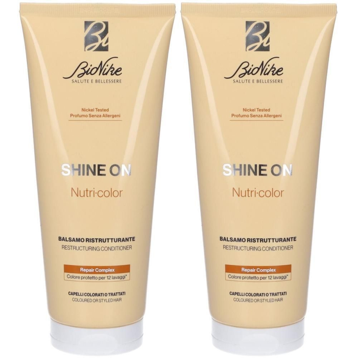 Trova Offerte di Bionike shine on nutri-color balsamo ristrutturante 2x200 ml e compra online