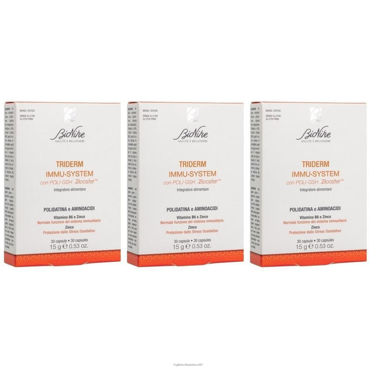 Trova Offerte di bionike triderm immu system capsule 3x15 g e compra online