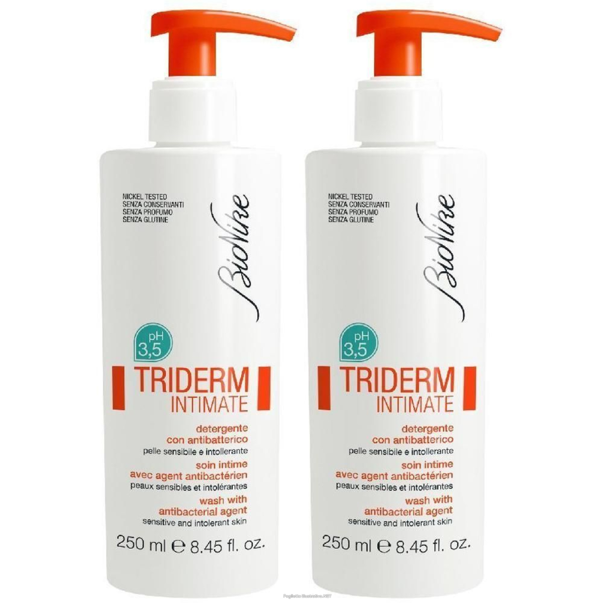 Trova Offerte di bionike triderm intimate detergente con antibatterico ph 3.5 2x250 ml e compra online