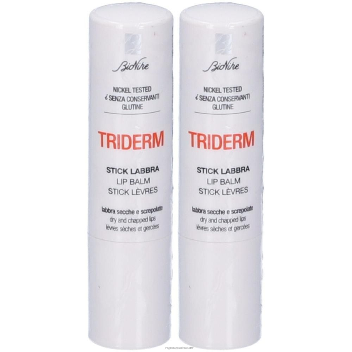 Trova Offerte di bionike triderm stick labbra 2x3,8 ml crema e compra online