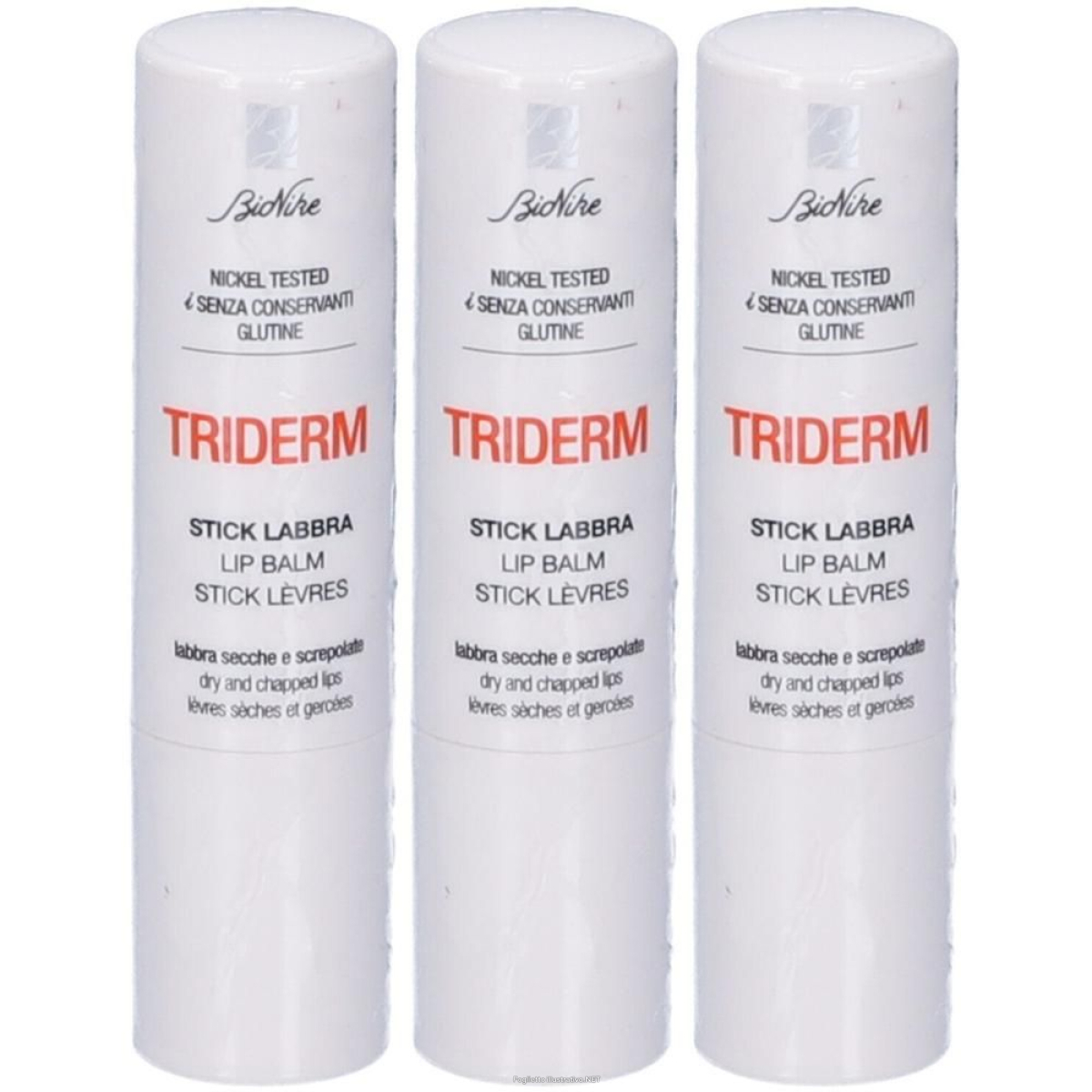 Trova Offerte di bionike triderm stick labbra 3x3,8 ml crema e compra online