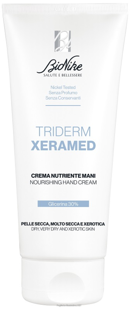 Trova Offerte di bionike triderm xeramed 75 ml crema idratante e nutriente per mani secche e screpolate e compra online