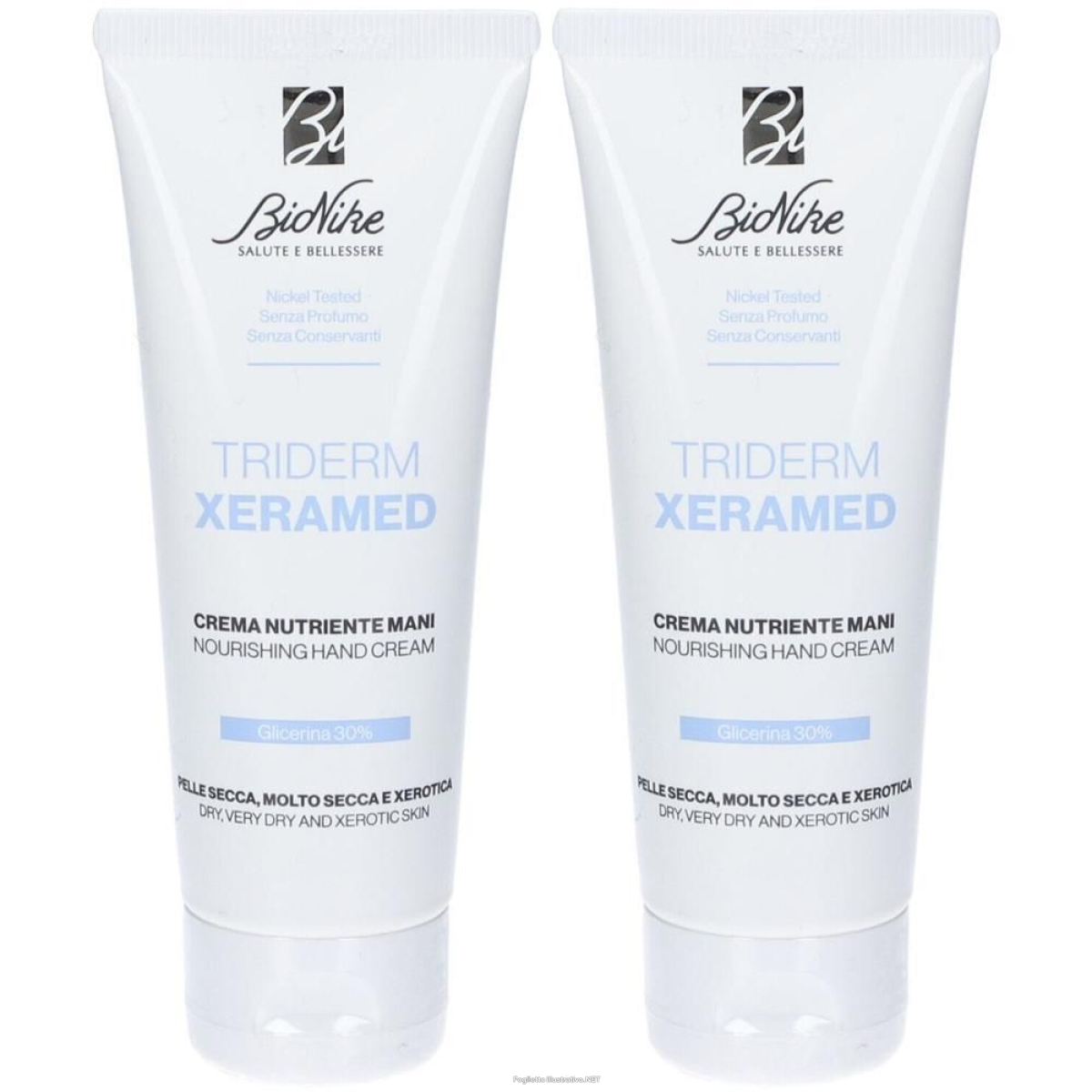 Trova Offerte di bionike triderm xeramed crema nutriente mani 2x75 ml e compra online