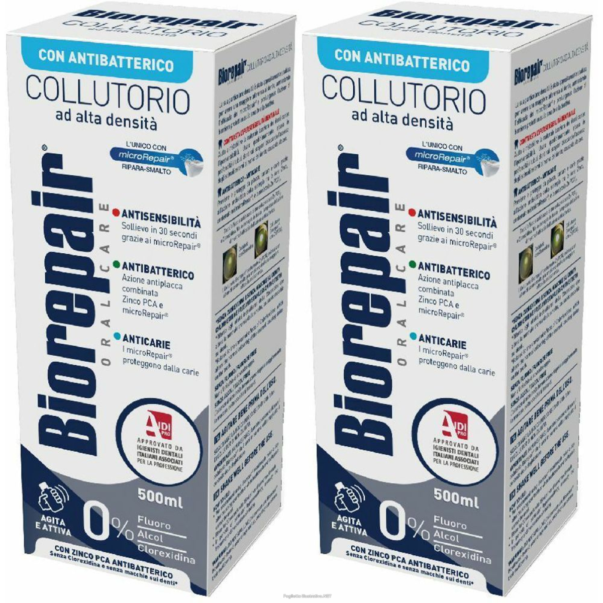 Trova Offerte di biorepair® antibatterico collutorio set da 2 2x500 ml e compra online