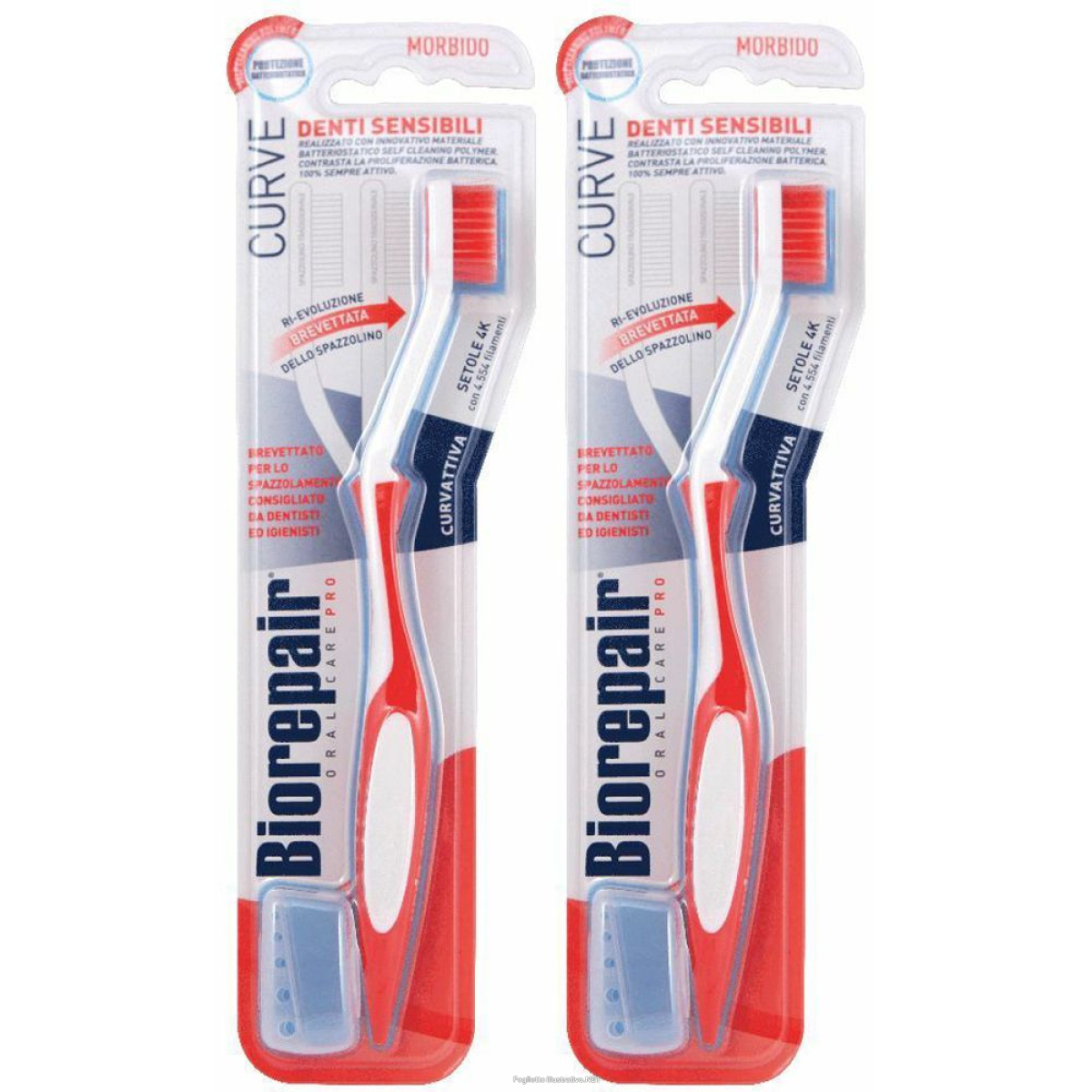 Trova Offerte di biorepair curve soft set da 2 2x1 pc spazzolino denti e compra online